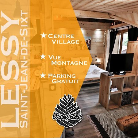 Studio Lessy - Centre Village - Aravistour Saint-Jean-de-Sixt Exterior foto